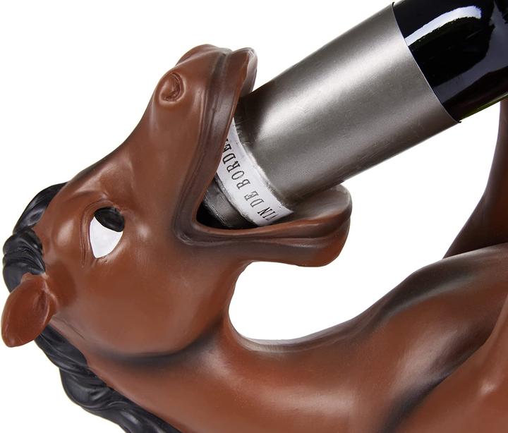 Produktbild Brubaker Weinflaschenhalter, durstiges Pferd (22 x 9.50 x 14 cm)