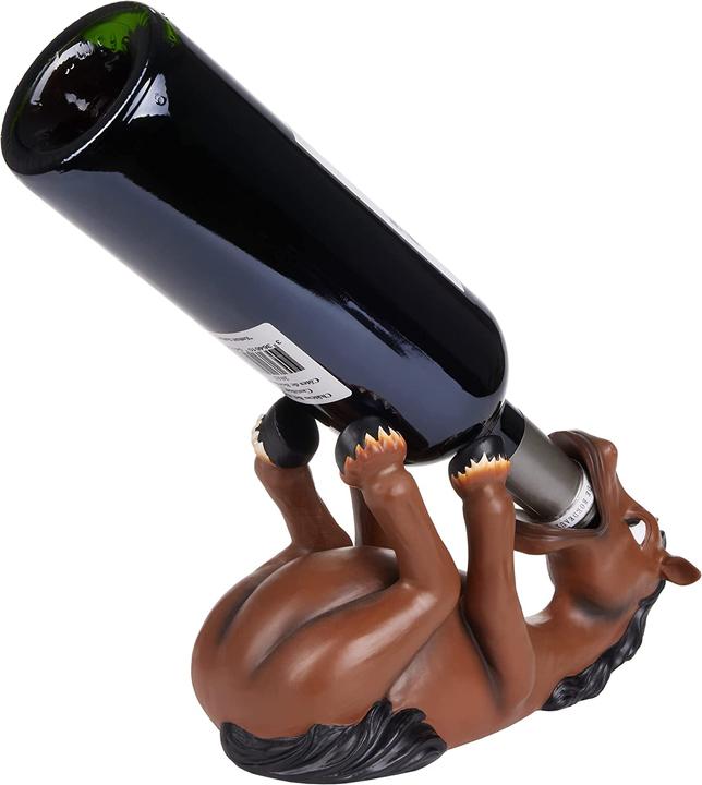 Produktbild Brubaker Weinflaschenhalter, durstiges Pferd (22 x 9.50 x 14 cm)
