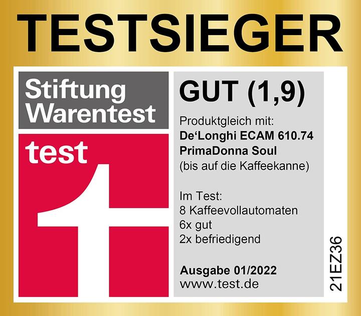 Productafbeelding De'Longhi PrimaDonna Soul Perfetto ECAM