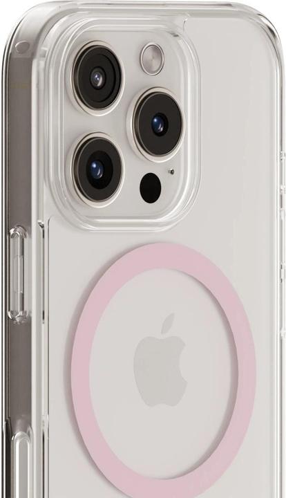 Actual product image Holdit MagSafe Case iPhone 16 Pro Pink/Transparent (Apple iPhone 16 Pro)