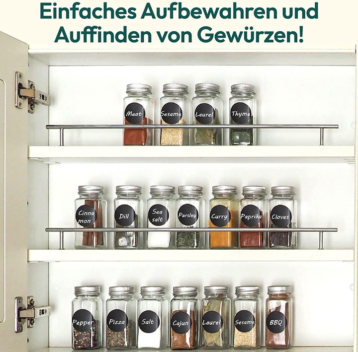 Produktbild Gadgy Gewürzgläser mit Streueinsatz, 24 Stück