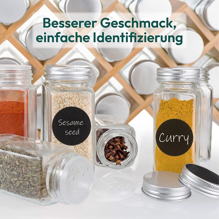 Produktbild Gadgy Gewürzgläser mit Streueinsatz, 24 Stück