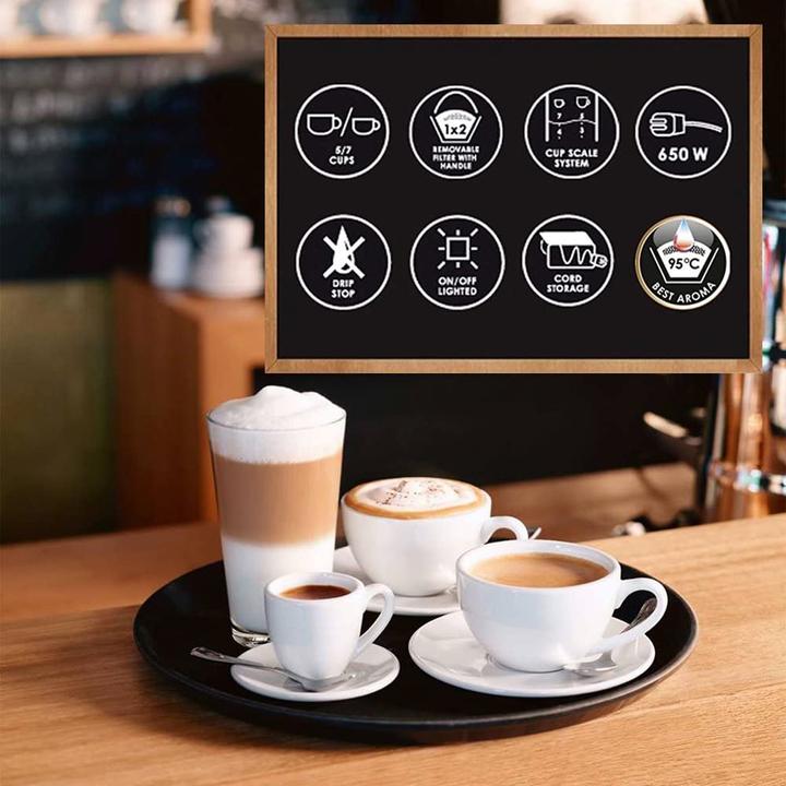 Actual product image Melitta M720-1/1 Single5 M, Glass/White/Grey