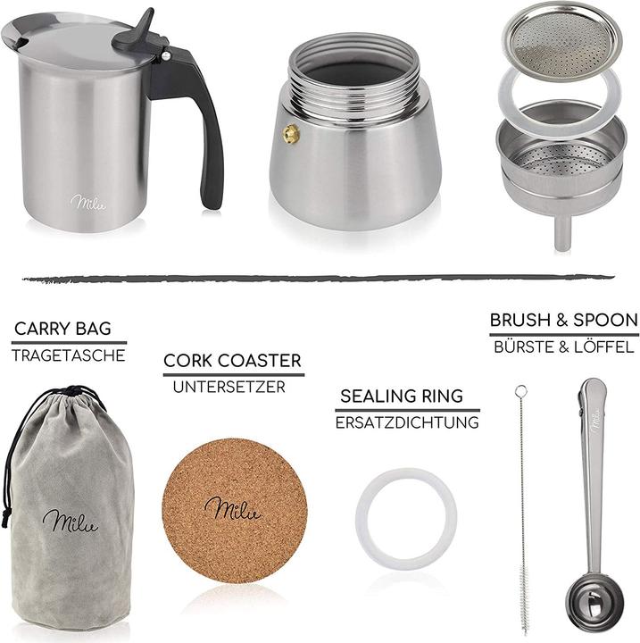 Immagine prodotto Milu Set di macchine per caffè espresso (6 T.)