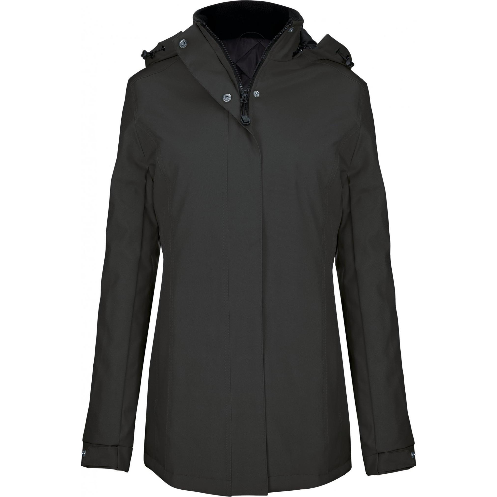 Kariban, Damen, Jacke, Parka Frau (XXL), Grau, XXL