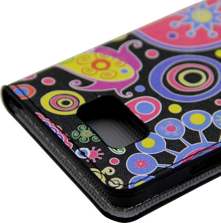 Produktbild König Design Handyhülle Tasche für Handy Samsung Galaxy Alpha Farbflash Abstrakt (Samsung Galaxy Alpha)