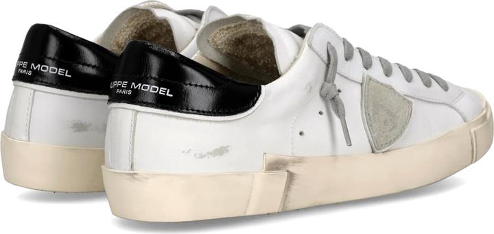 Image du produit Philippe Model prsx low leather sneakers, black and white (40)
