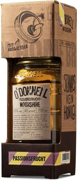 O'Donnell Moonshine Moonshine passion fruit incl. pourer