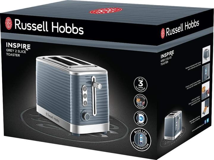 Actual product image Russell Hobbs 24373-56 Toaster Inspire grey