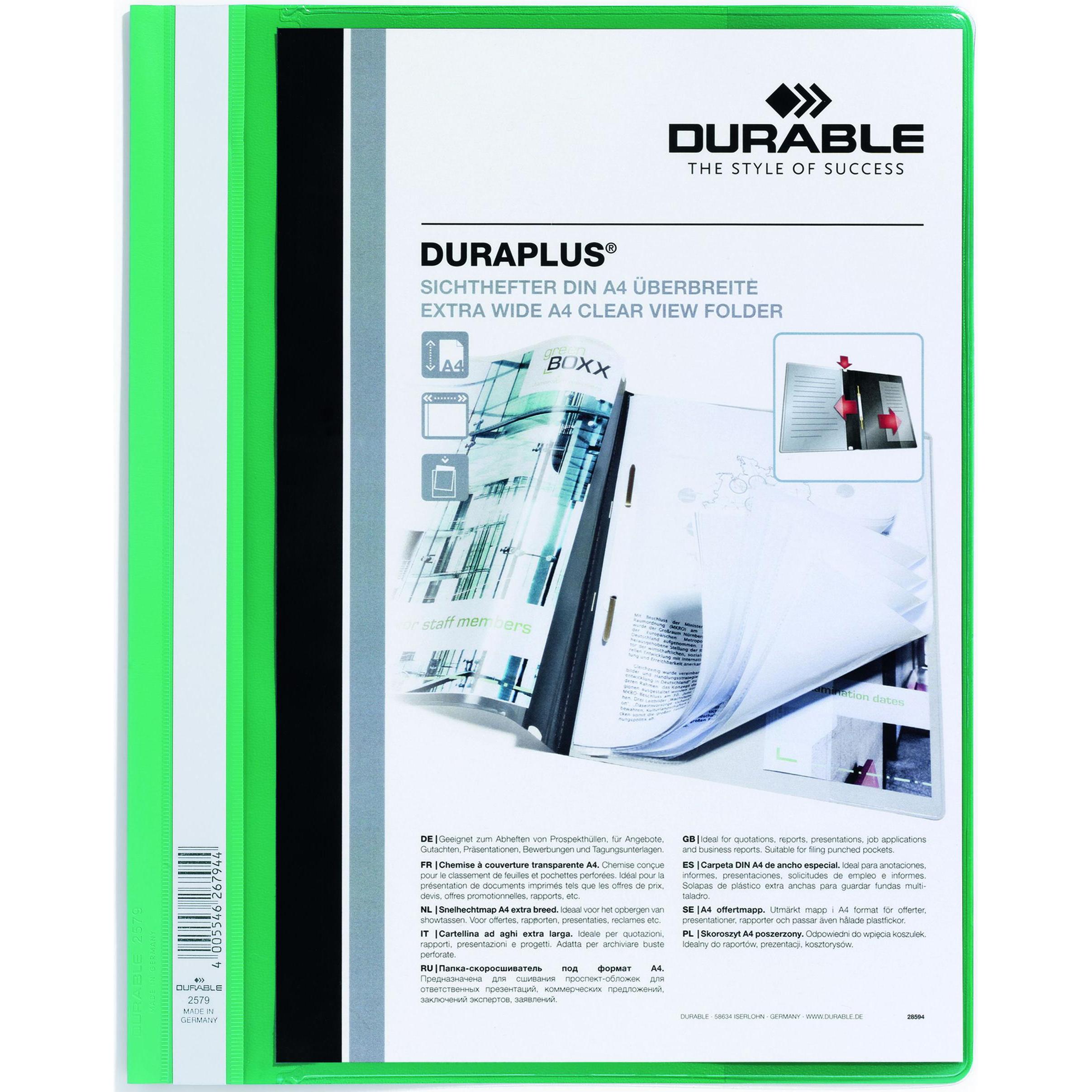 Durable Sichthefter DURAPLUS (A4, 1x) (2579/05)