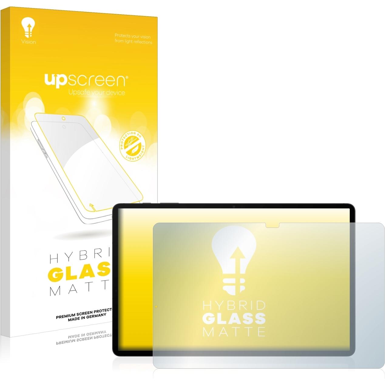 upscreen Reflection Shield Panzerglasfolie Matt (1 Stück, Galaxy Tab S8 Plus), Tablet Schutzfolie