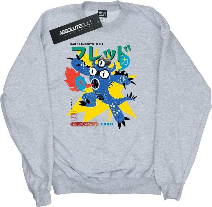 Produktbild Disney Big Hero 6 Fred Ultimate Kaiju Sweatshirt Mädchen (140, 146)