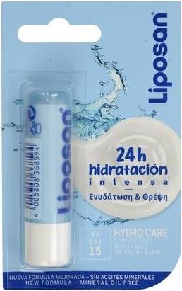 Produktbild Liposan Hydro Care Lippenstift und Balsam mit SPF 15 5,5ml (Lippenbalsam, 5.50 ml)