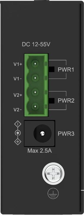 Immagine prodotto D-Link Switch 5 Industrial 5x10/100 DIN Rail/dual power in (5 porte)