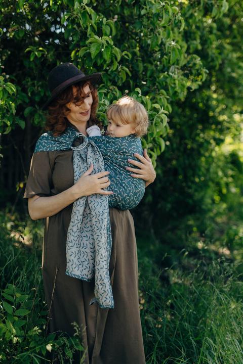 Lennylamb Ringsling - Enchanted Nook - Dayflower (1.80 m)