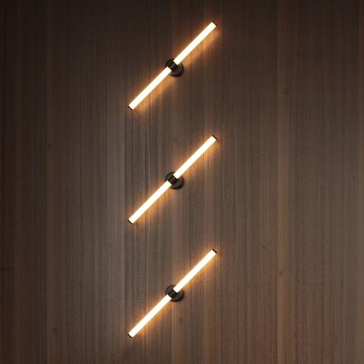 Image du produit Maytoni Axis LED Applique murale 16W Noir Blanc Chaud (700 lm)