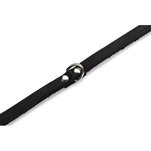 Beeztees BZ LEDERHALSBAND SCHWZ 32X10 (32, Hund, Allgemein), Halsband + Leine