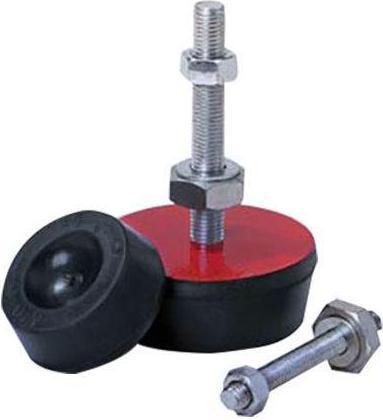 Produktbild RS PRO Stud Mount Foot (M) 25x30mm M6x18 60 ShA