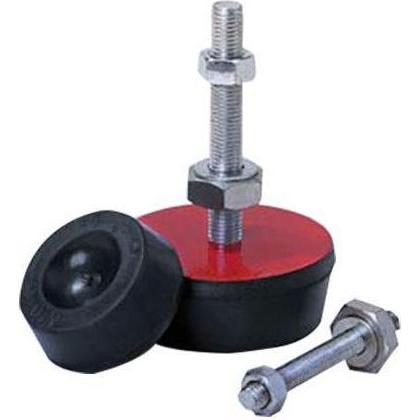 Thumbnail - Rs Pro, Lagerbehälter, Stud Mount Foot (M) 25x30mm M6x18 60 ShA