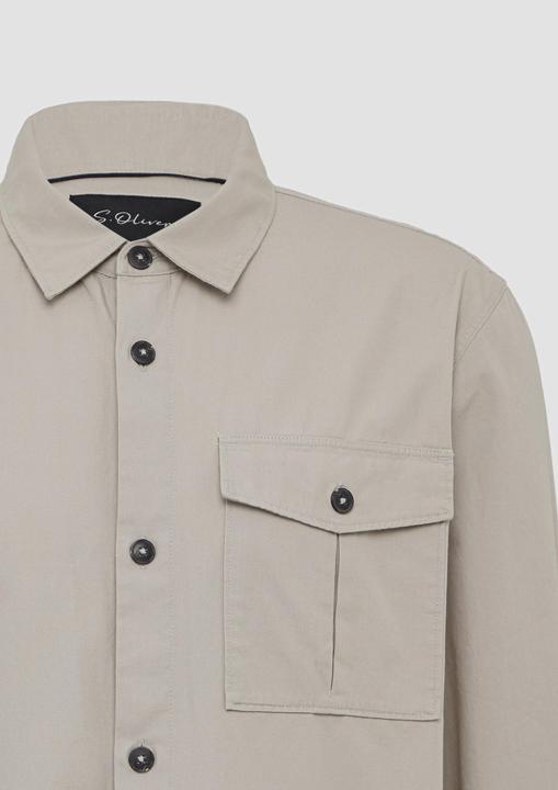 Immagine prodotto s.Oliver Hemd Softes Overshirt im Relaxed Fit mit Eingrifftaschen (M)