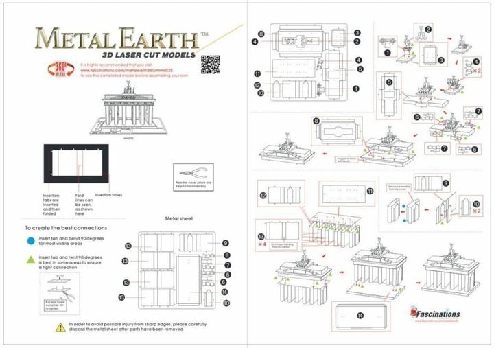 Produktbild Metal Earth Brandenburger Tor