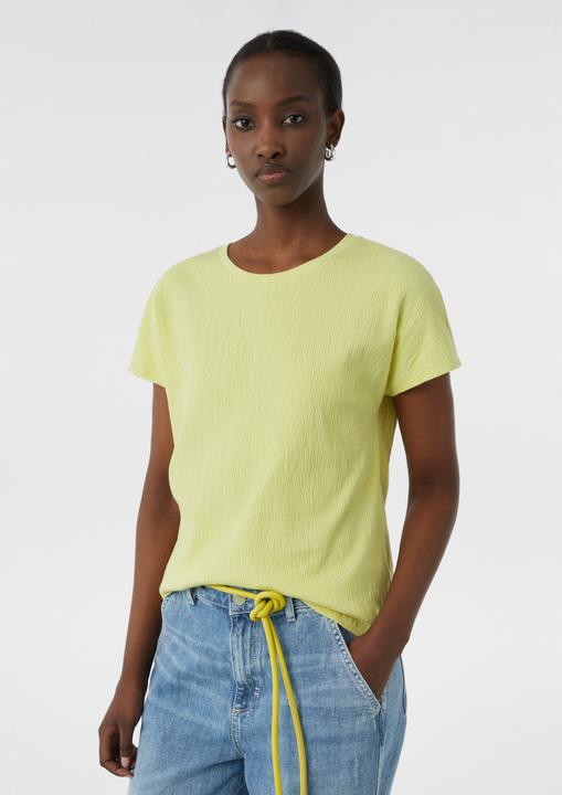 Produktbild Comma T-Shirt T-Shirt aus Strukturjersey im Relaxed Fit (34)