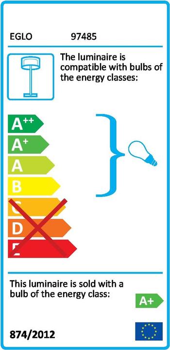 Label énergétique EGLO Caldiero-C (806 lm, E27, IP44)