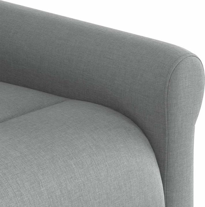 Immagine prodotto vidaXL Poltrona massaggiante in tessuto grigio chiaro poltrona TV massaggiante