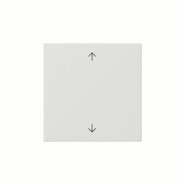 Actual product image Gira Rocker 1f Arrows System 55 Pure white 538903