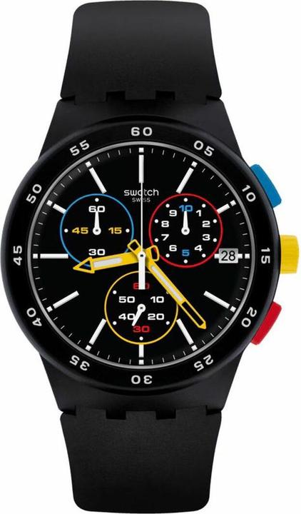 Produktbild Swatch Black-One (Analoguhr, Chronograph, 42 mm)