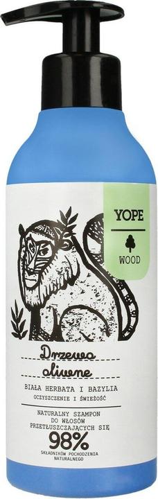 Produktbild Yope Natural shampoo for oily hair Olive Tree 300ml (300 ml, Flüssiges Shampoo)