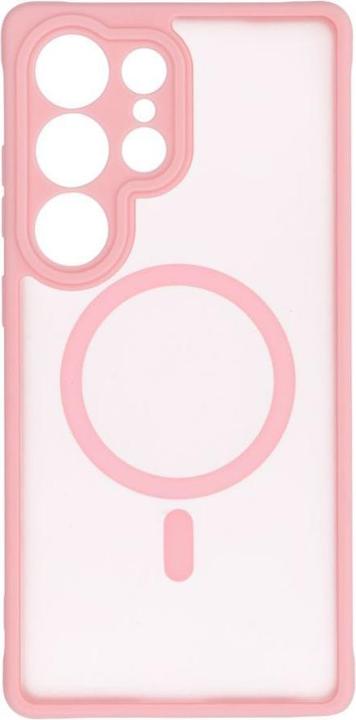 Image du produit OEM Back panel cover FULL MATTE MAG COVER case compatible with MagSafe for SAMSUNG A16 jasny różowy (Oppo A16)