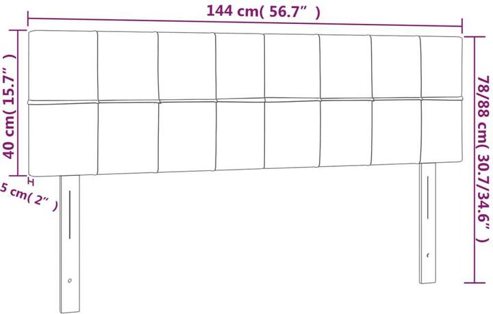 Actual product image vidaXL Danilo (144 x 5 x 88 cm)