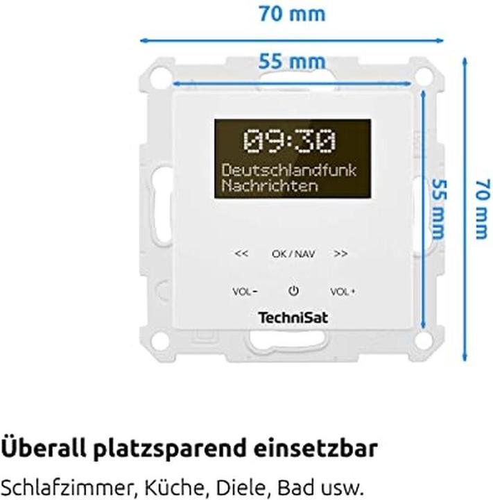 Image du produit TechniSat DigitRadio Up 55 (DAB+ DAB, FM, Bluetooth)