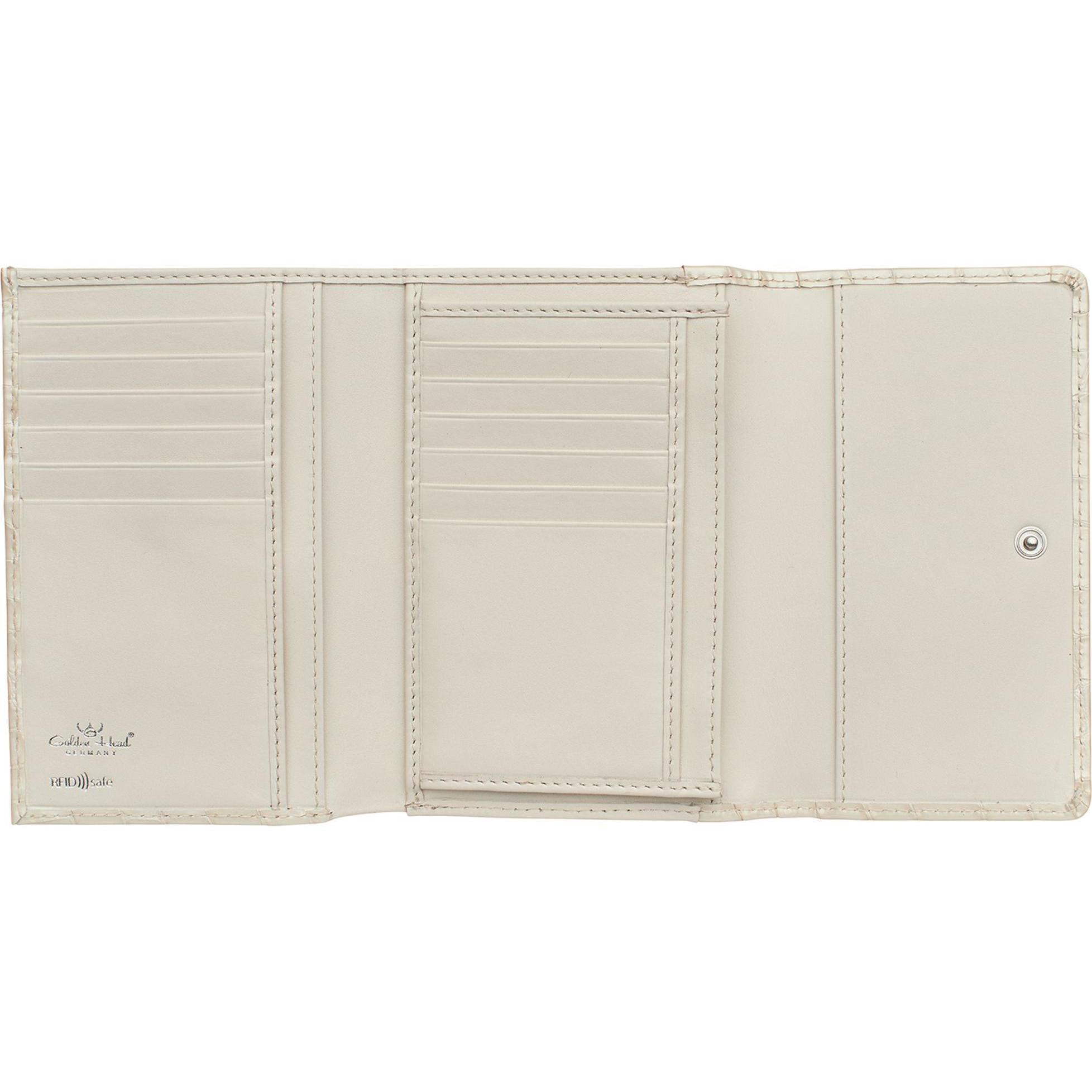 Thumbnail - Golden Head, Damen, Portemonnaie, Cayenne Geldbörse RFID Leder 14 cm, Beige