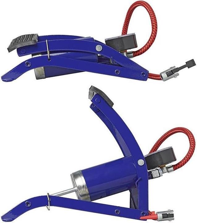 Produktbild ProPlus Fusspumpe Doppelzylinder mit Manometer