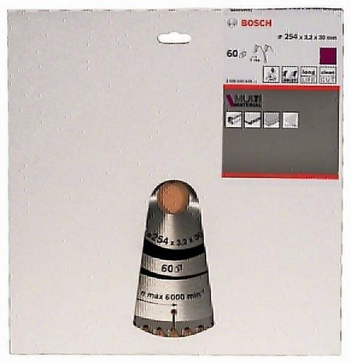 Immagine prodotto Bosch Professional Zubehör Lama per sega circolare PRO Multi Material, 254 x 3,2 x 30 mm
