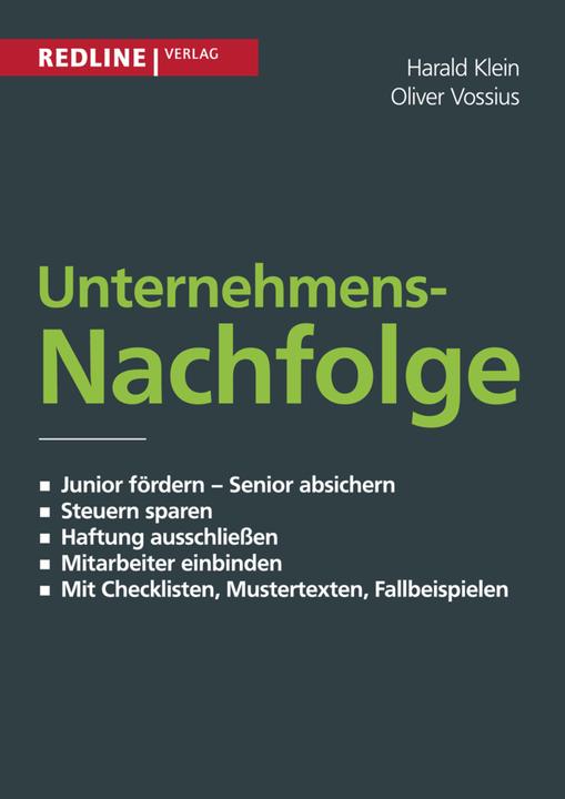 Produktbild Unternehmensnachfolge (Deutsch, Harald Klein, Oliver Vossius, 1999)