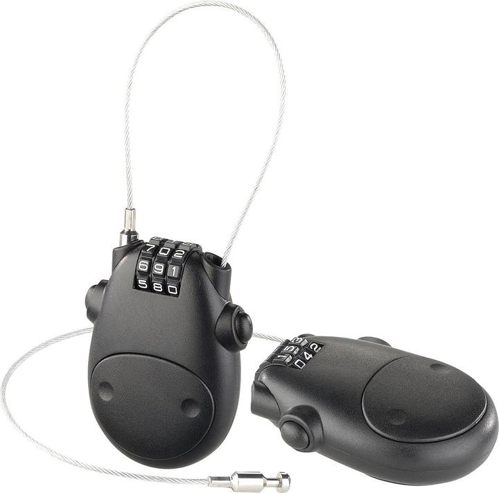 Image du produit AGT Lot de 2 serrures à combinaison de sécurité pour le voyage