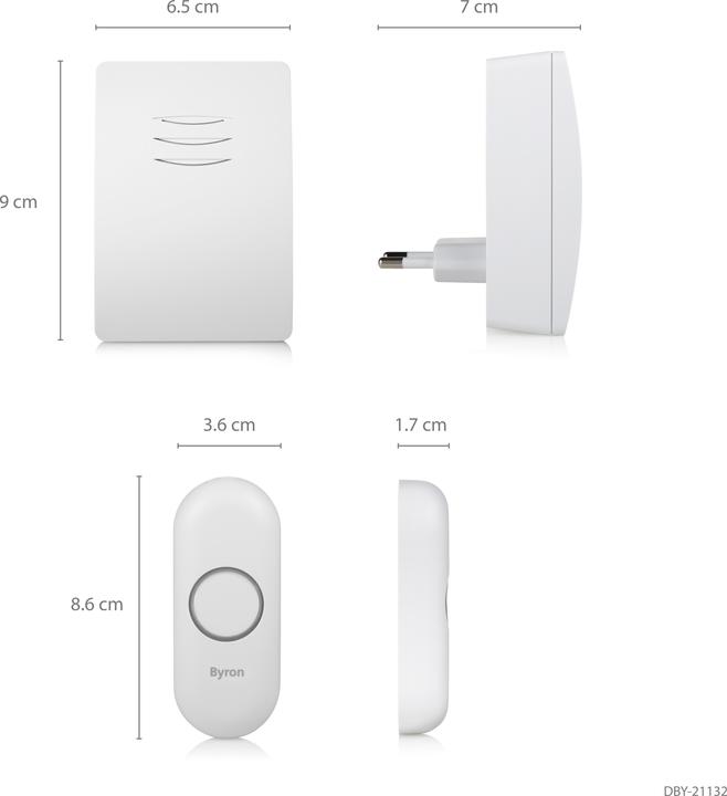 Actual product image Byron DBY-21132 (Wireless)