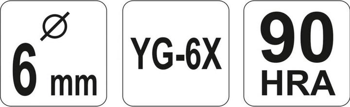 Actual product image Yato Professional Glass Drill Ceramic Drill Ø 6mm x 65mm (6 millimetres)