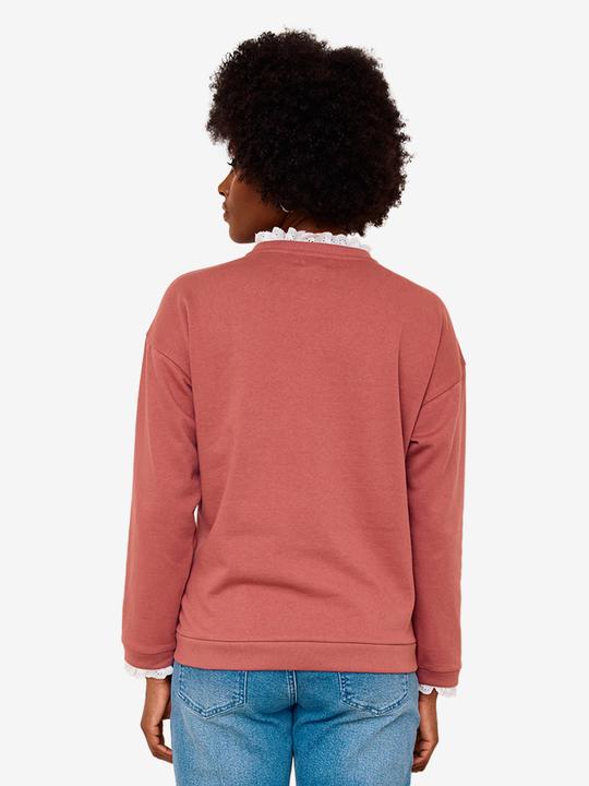 Produktbild Vertbaudet Umstands-Sweatshirt mit Spitzenkragen und Flockprint (36, 38)