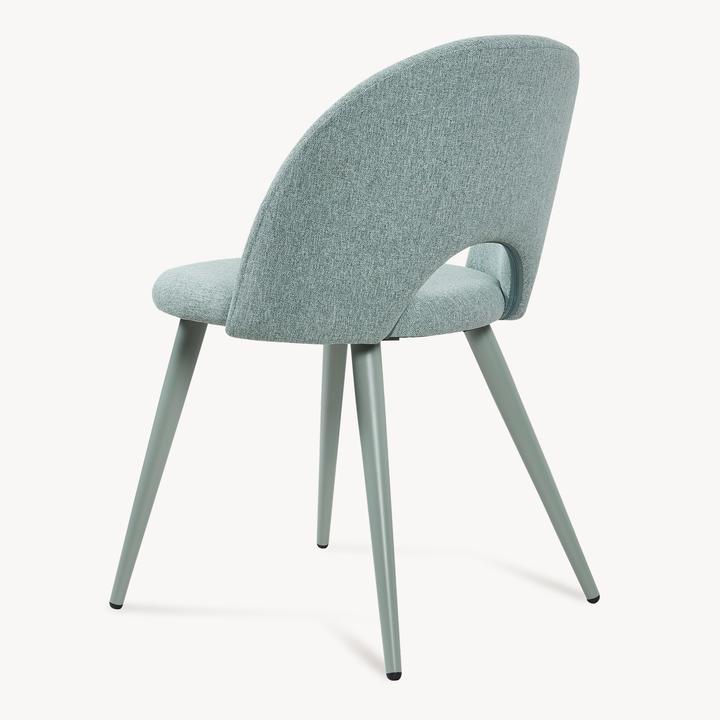 Image du produit En.Casa Esszimmerstuhl Karijoki 4er Set Webstoff Hellgrün