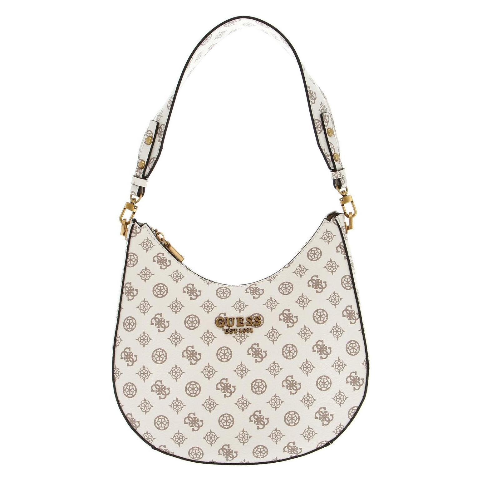 Guess, Damen, Handtasche, Fynna Hobo, Beige