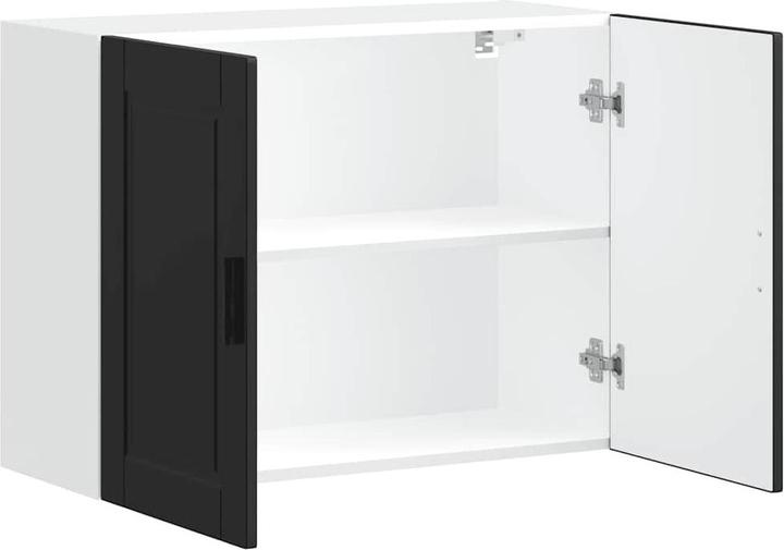Immagine prodotto VidaXL Parete attrezzata per cucina Porto Black Parete attrezzata in legno Cucina (80 x 31 x 60 cm)