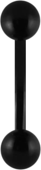 Produktbild Star Piercing Banane Supernova Absolute Black mit Kugel (Chirurgenstahl 316L, ohne Messing)