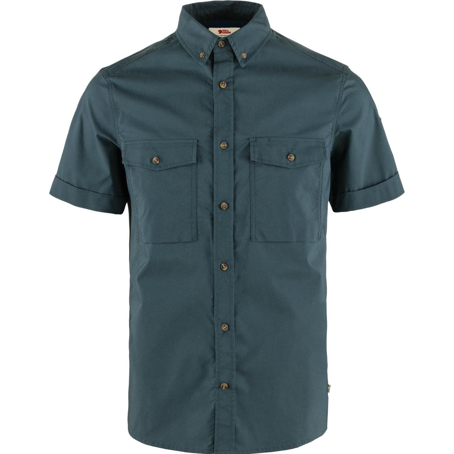 Fjällräven, Herren, Hemd, Övik Air Stretch Shirt, Blau, (S)