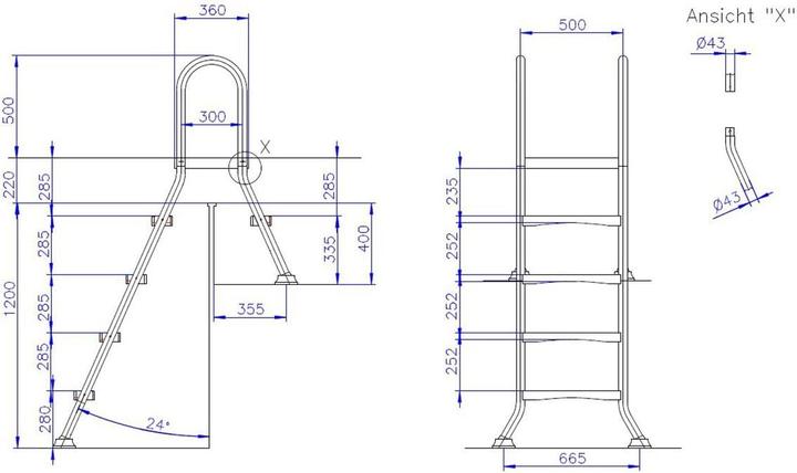 Produktbild Eichenwald Poolleiter