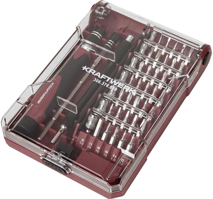 Kraftwerk Bit Box (Innensechskant, Kreuz Phillips PH, Kreuz Pozidriv PZ, Schraubschlitz)