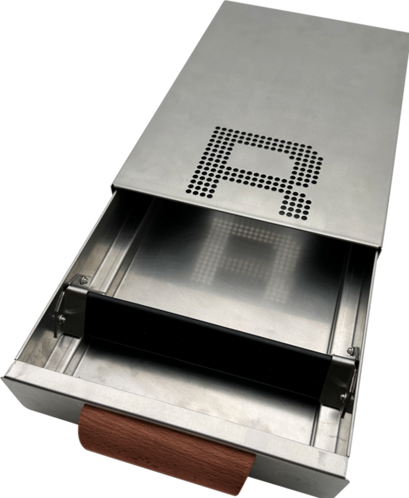 Actual product image Rocket Espresso Milano Rocket tapping drawer stainless steel